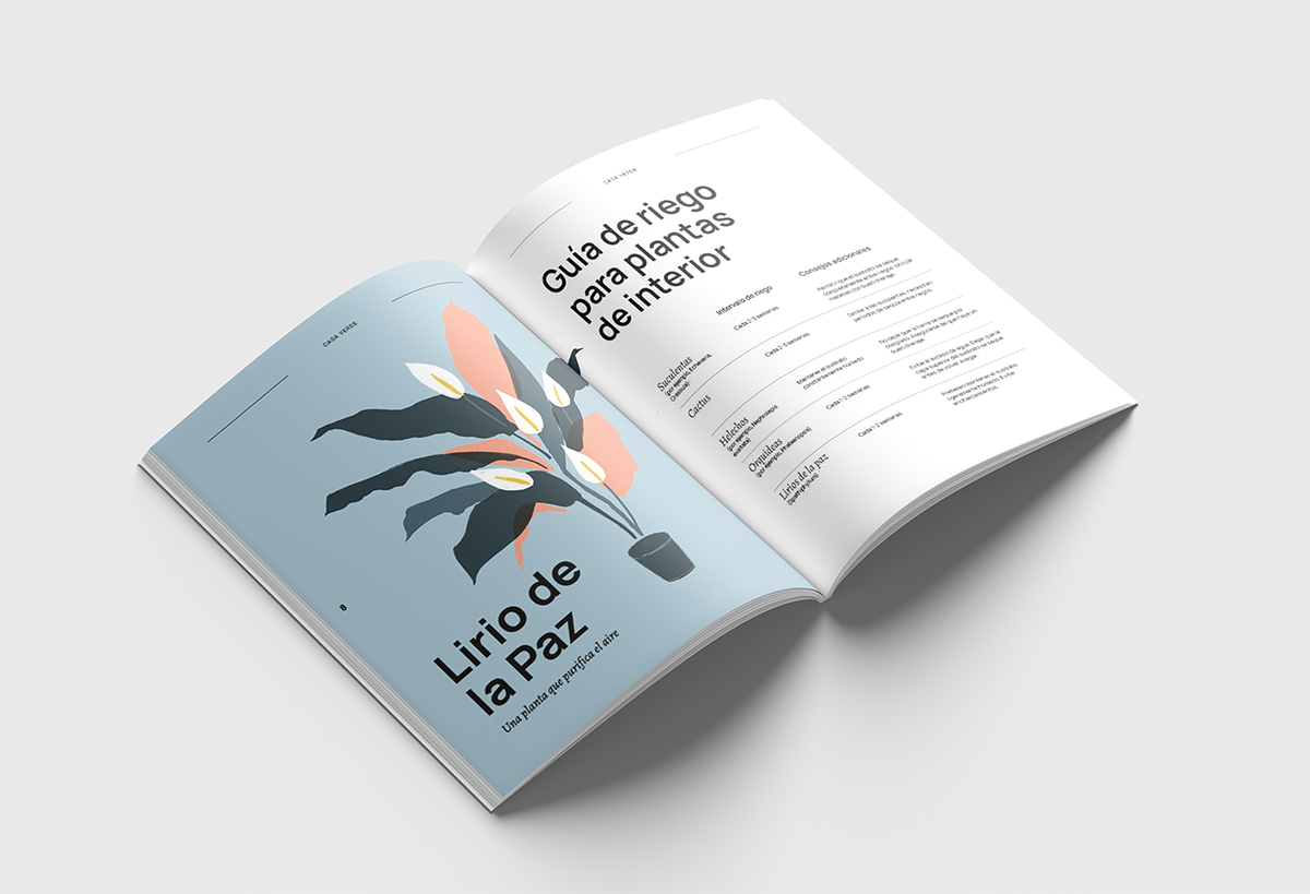 editorial design plant guide